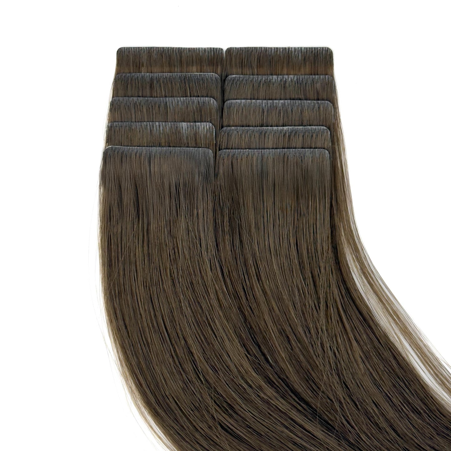 Tape-in Extensions – Farbe: Hazelnut