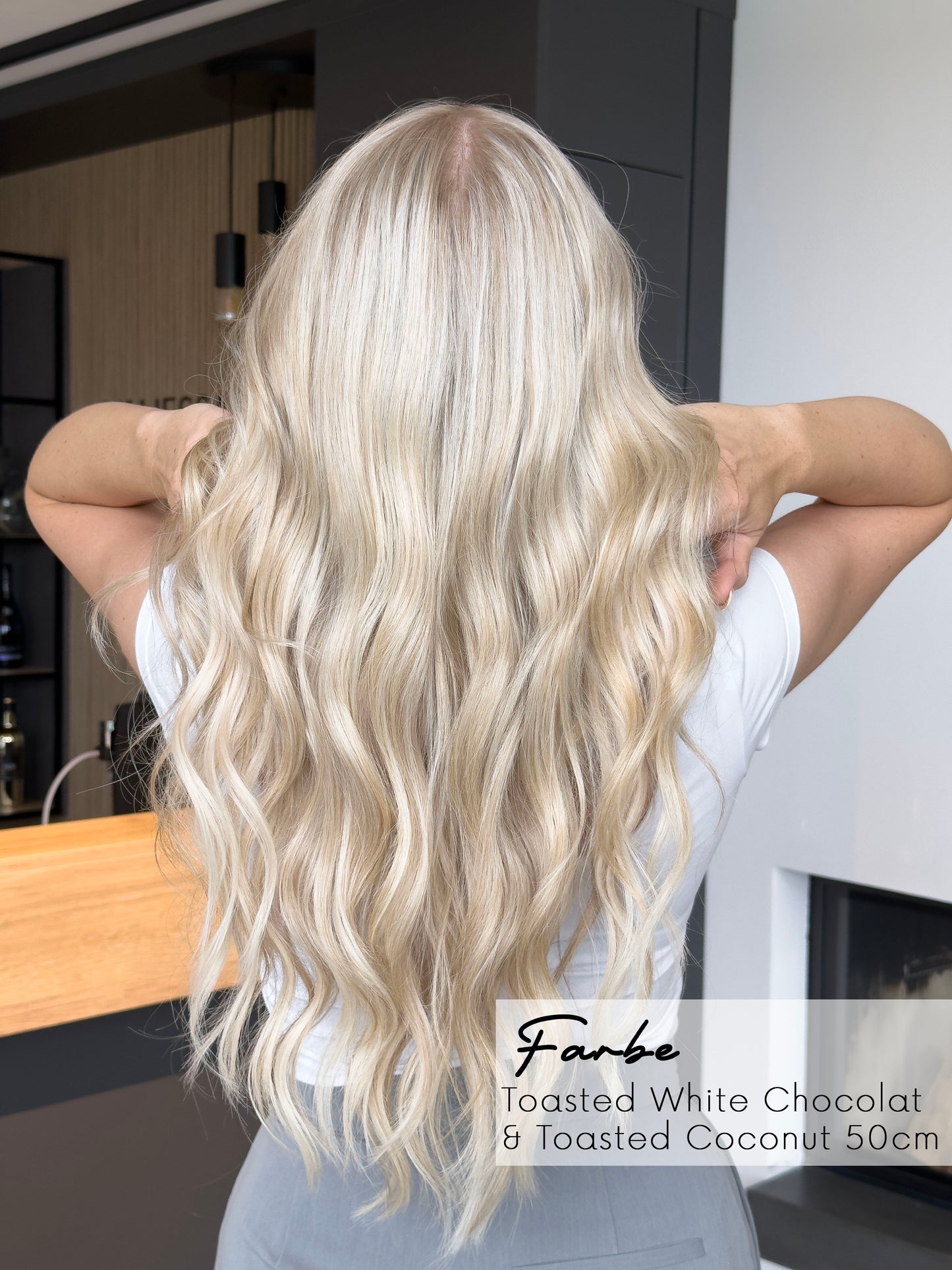 Tape-in Extensions – Farbe: Toasted White Chocolate