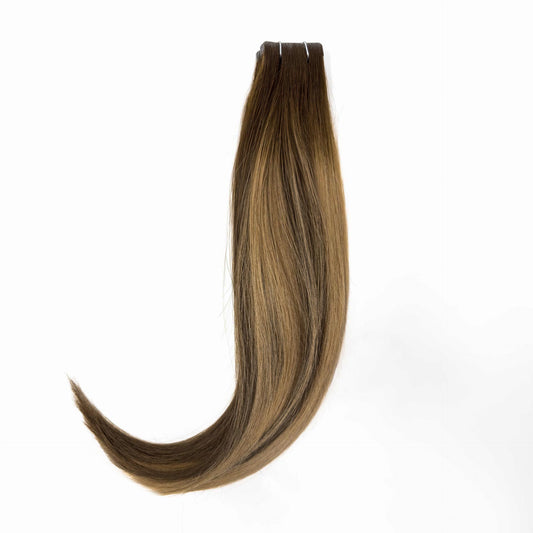 Tape-in Extensions – Farbe: Brown Sugar