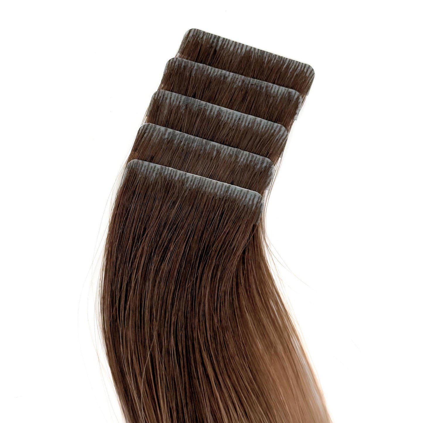 Tape-in Extensions – Farbe: Brown Sugar