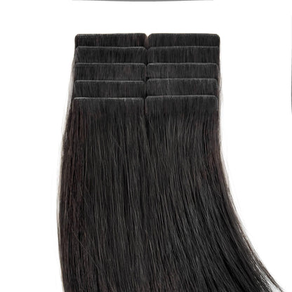 Tape-in Extensions – Farbe: Brownie