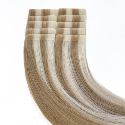 Tape-in Extensions – Farbe: Butterscotch