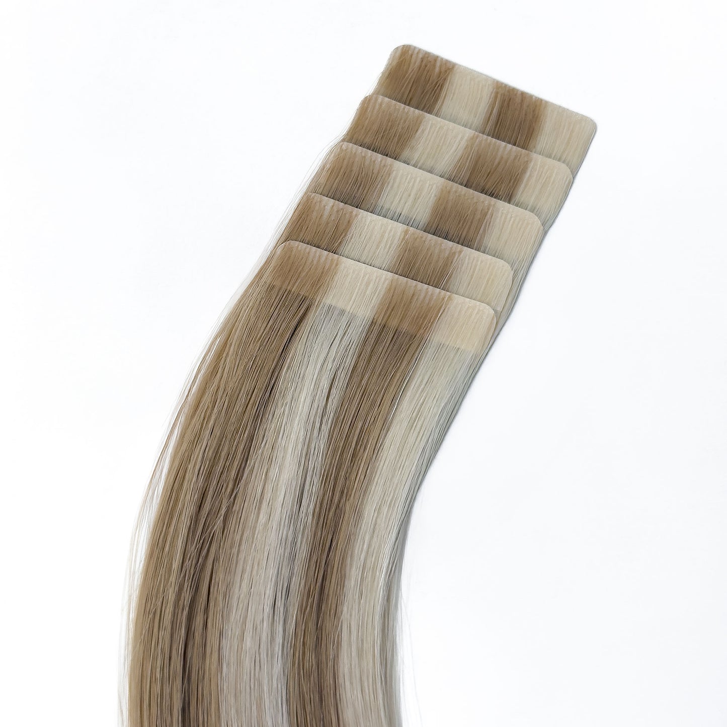 Tape-in Extensions – Farbe: Butterscotch