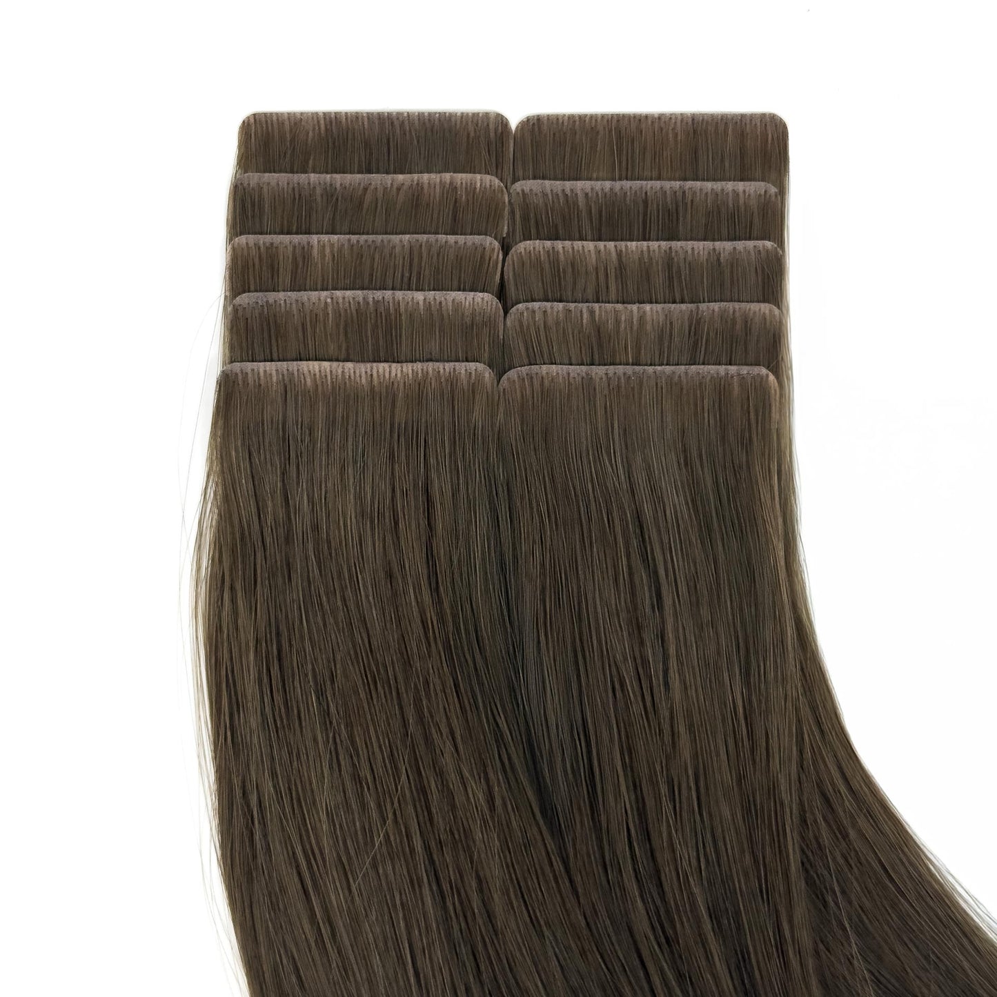 Tape-in Extensions – Farbe: Chai Smoke