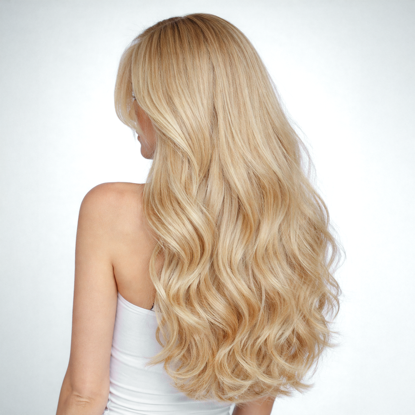 Sample – Crème Brûlée | Tape-in Extensions