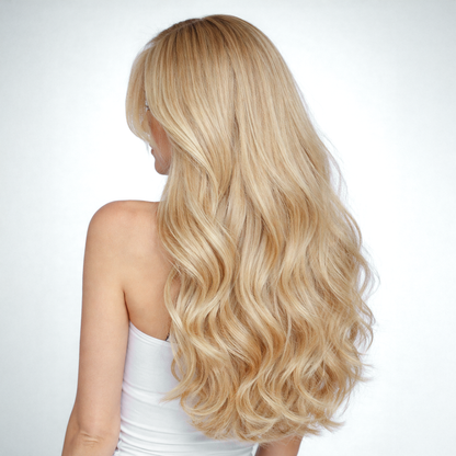 Sample – Crème Brûlée | Tape-in Extensions