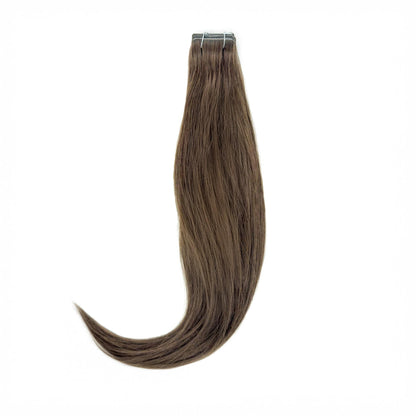 Tape-in Extensions – Farbe: Hazelnut