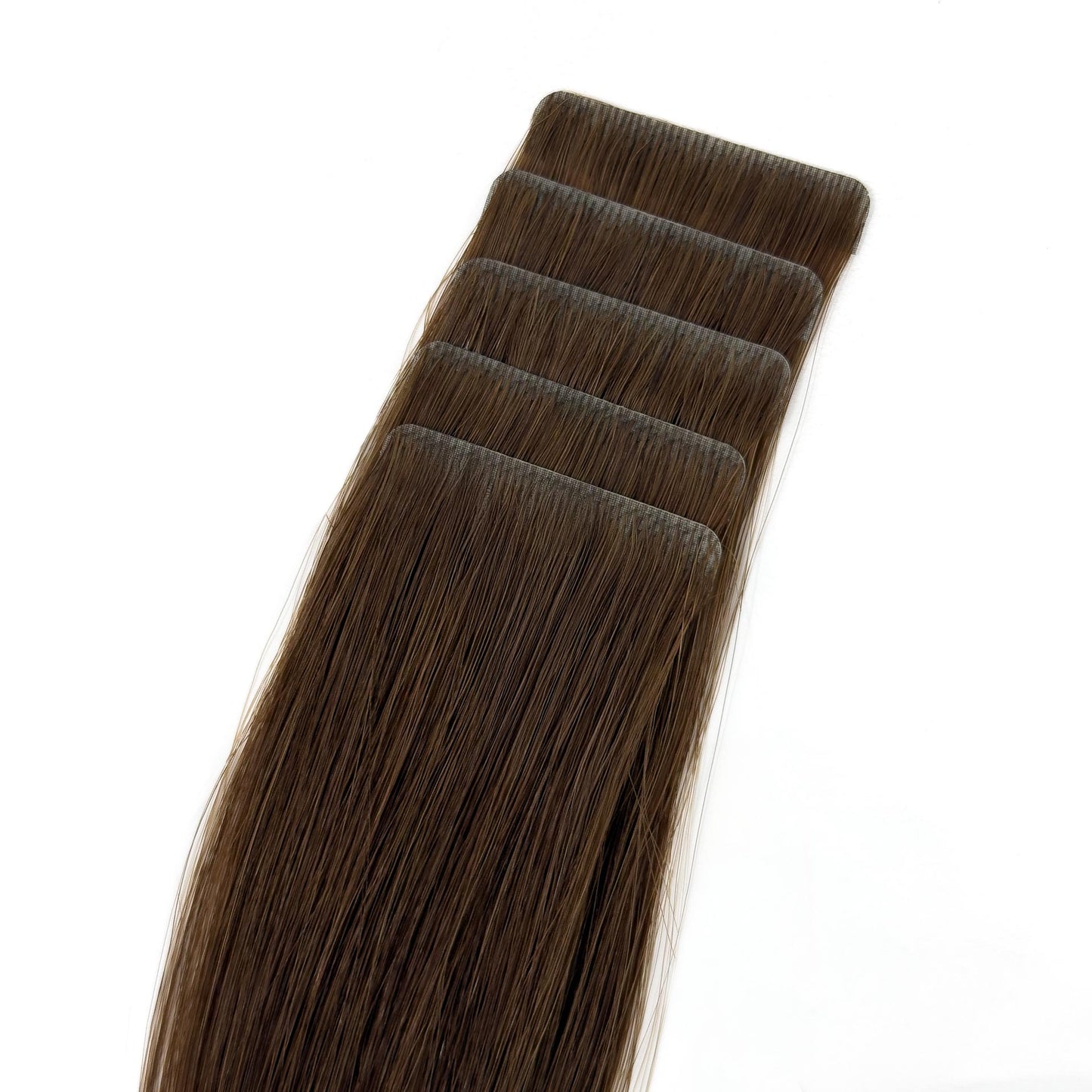 Tape-in Extensions – Farbe: Milk Chocolate
