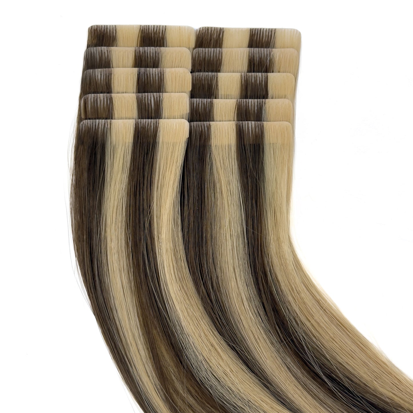 Tape-in Extensions – Farbe: S'mores