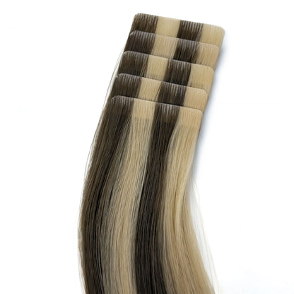 Tape-in Extensions – Farbe: S'mores