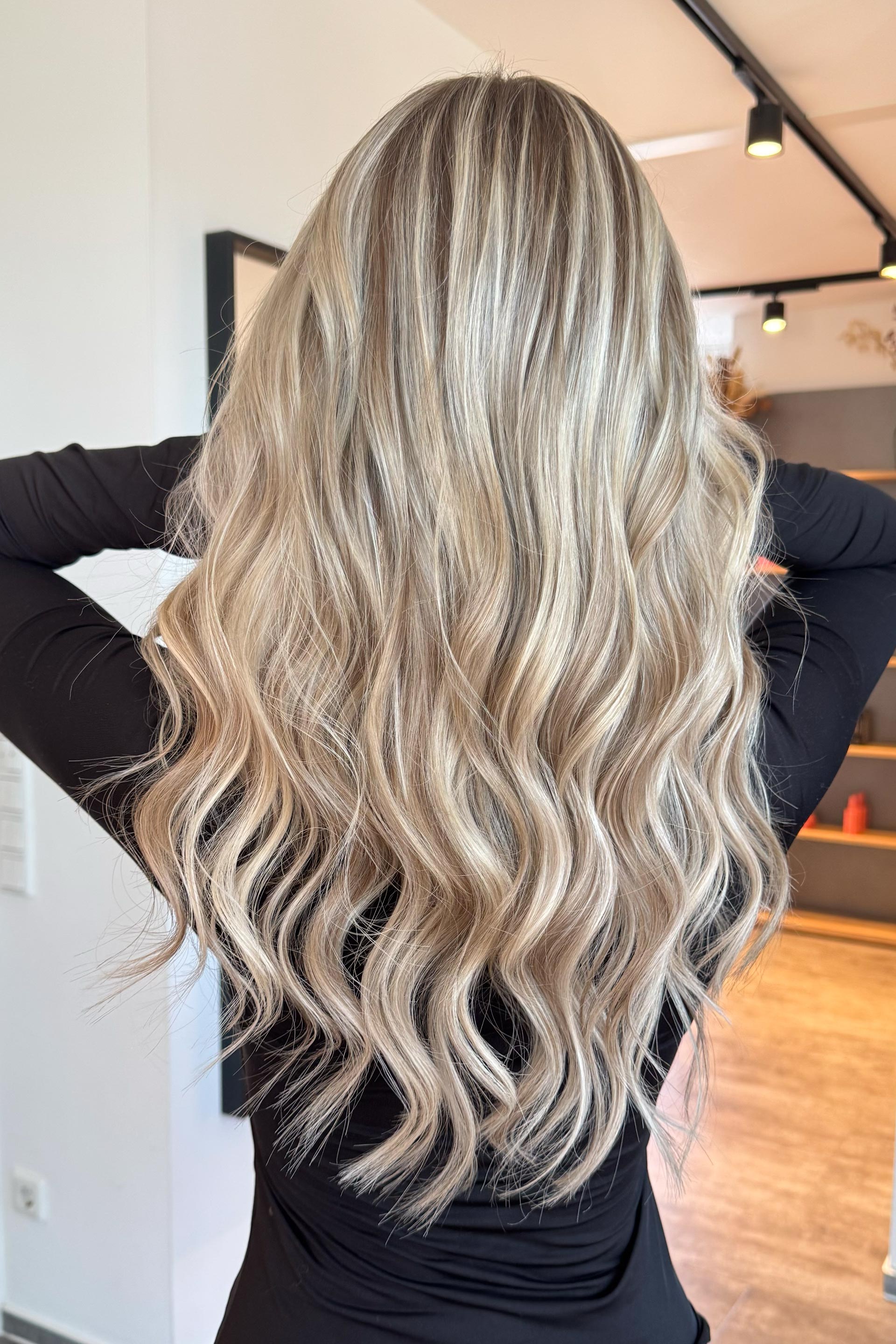 Haarverlängerung - Tape Extensions - Blond White Chocolate