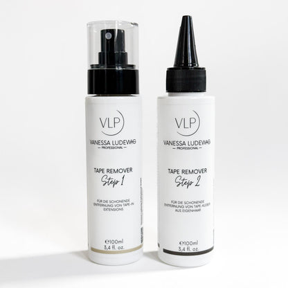 Tape Extensions Remover Duo | Step 1 & Step 2 für rückstandsfreie Entfernung - Vanessa Ludewig Professional